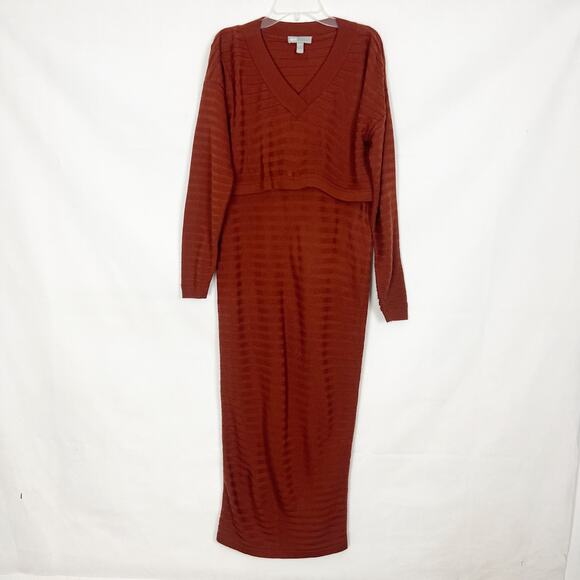 ASOS Pullover Knit Sweater Maxi Dress Size 0 - Picture 1 of 12